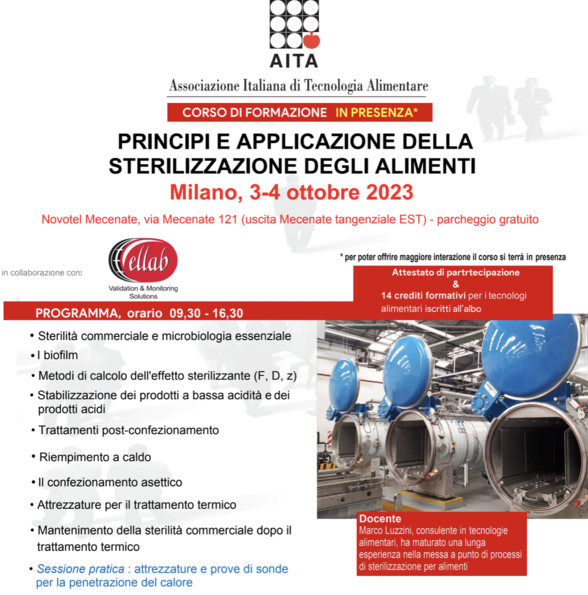 La sterilizzazione termica degli alimenti
